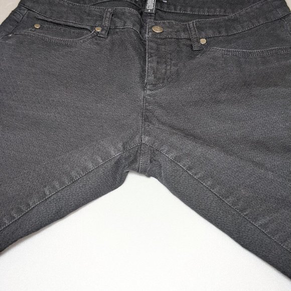 Eileen Fisher Organic Cotton Skinny Ankle Black Jeans Denim - Picture 8 of 15